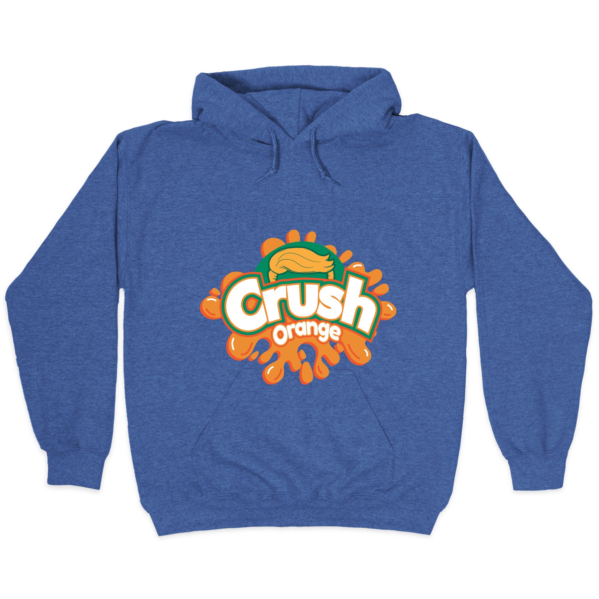 Orange Crush Harris Walz 2024 Hoodie