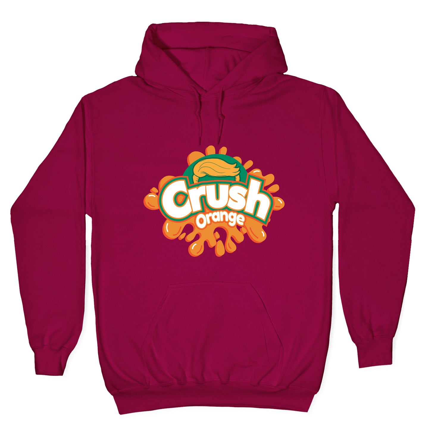 Orange Crush Harris Walz 2024 Hoodie