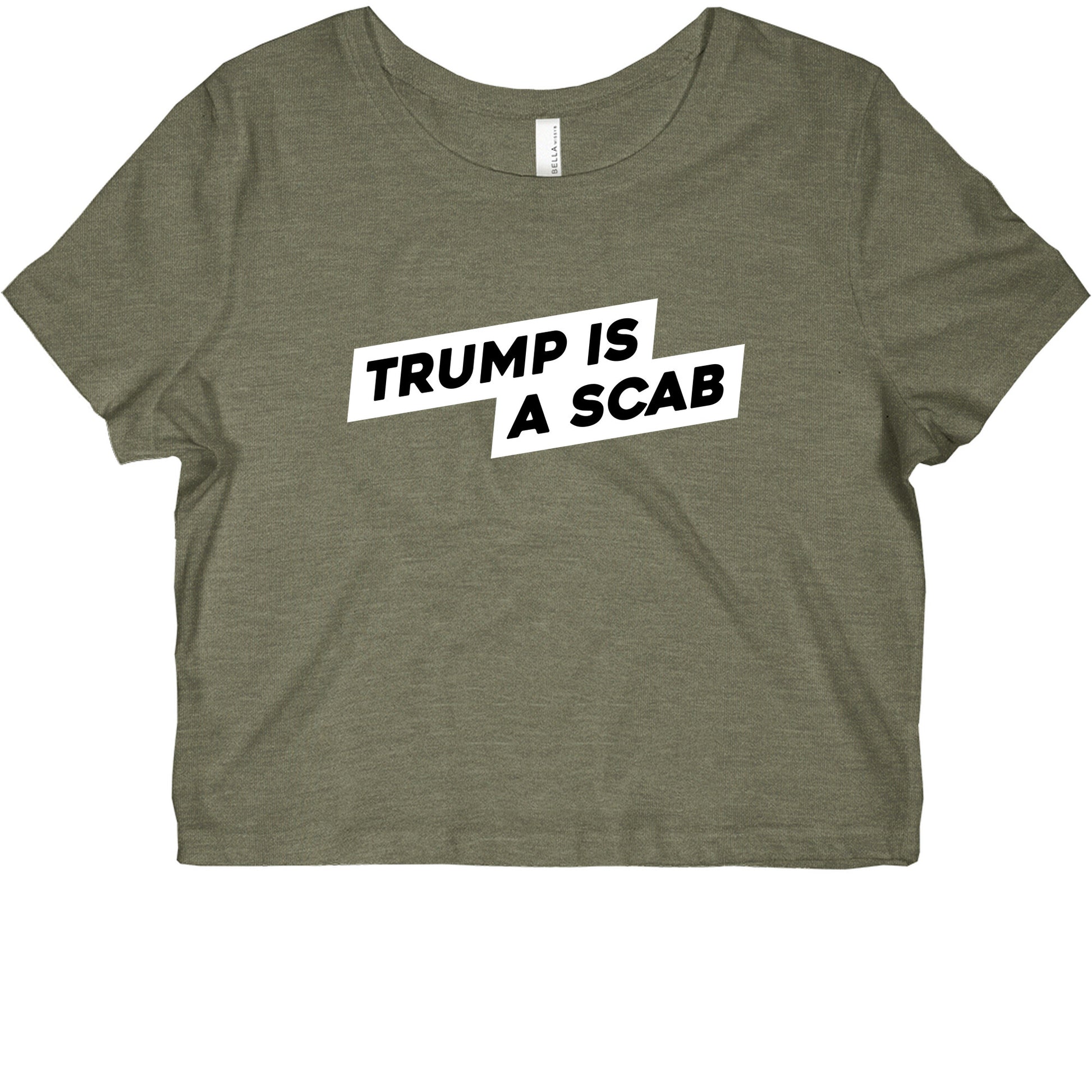 Trump is a Scab Graphic Baby Tee