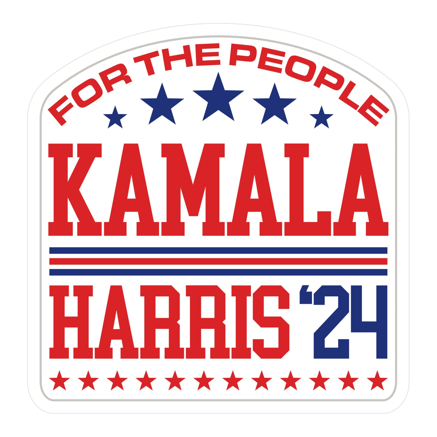 Kamala Harris 2024 For The People Sticker