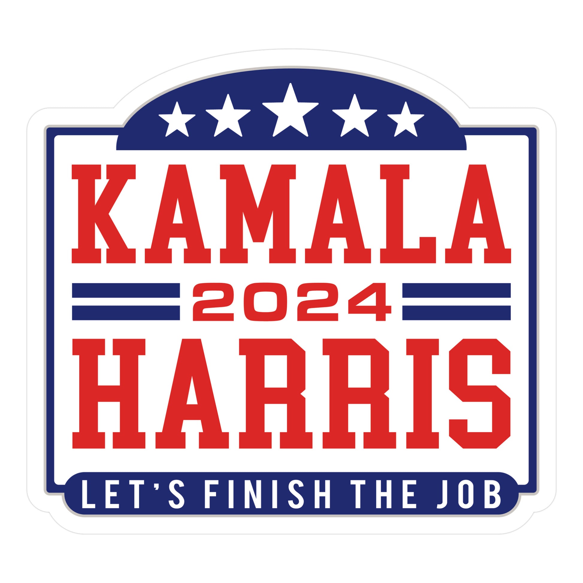 Harris 2024 Lets Finish The Job Sticker