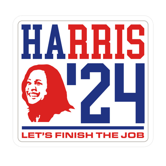 Harris 24 Lets Finish The Job Sticker