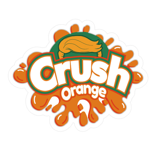 Orange Crush Harris Walz 2024 Sticker