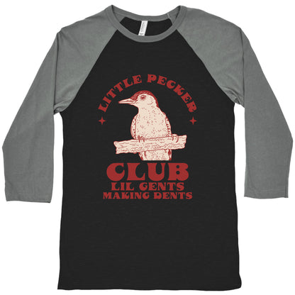 Little Pecker Club Baseball Tee