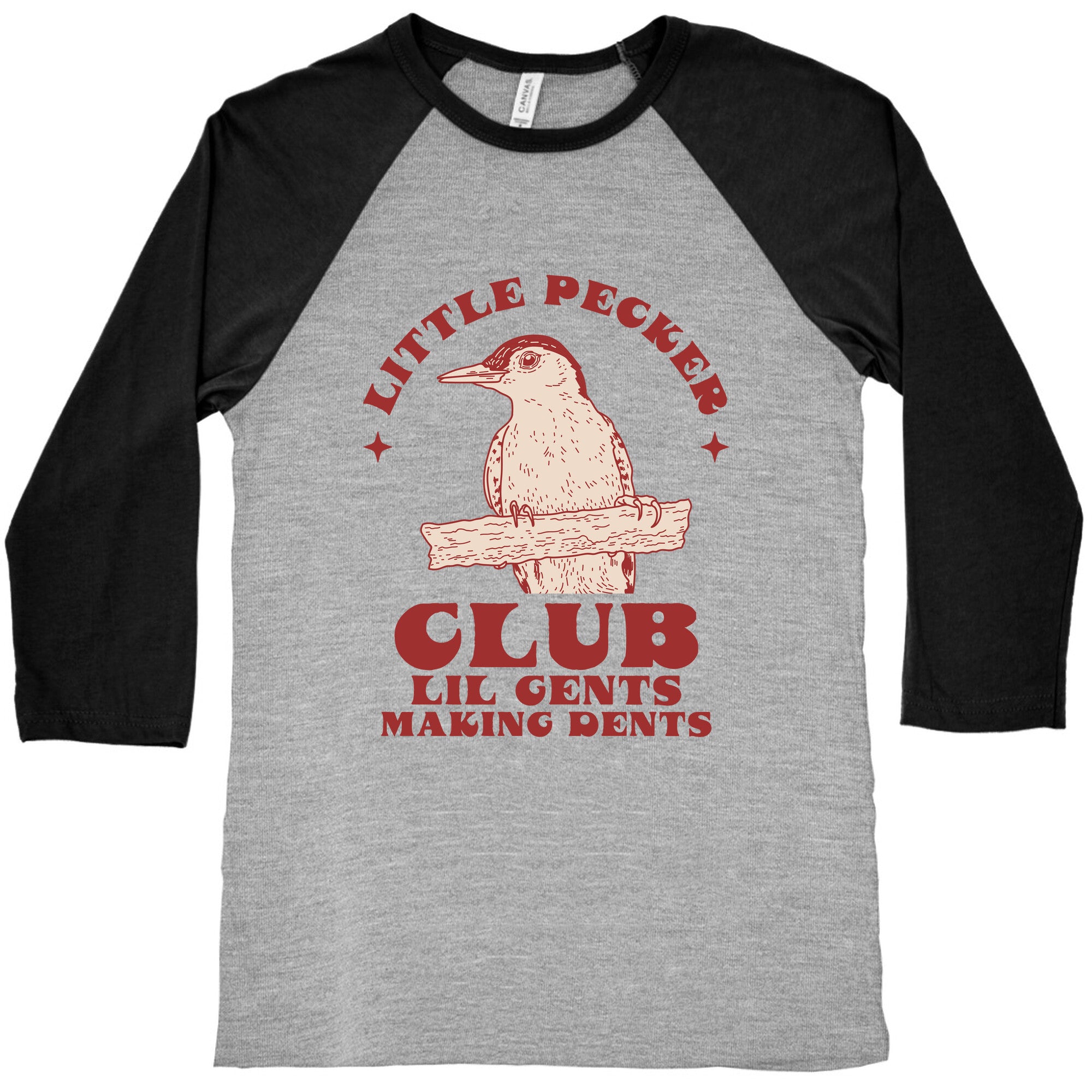 Little Pecker Club Baseball Tee