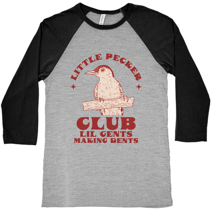 Little Pecker Club Baseball Tee