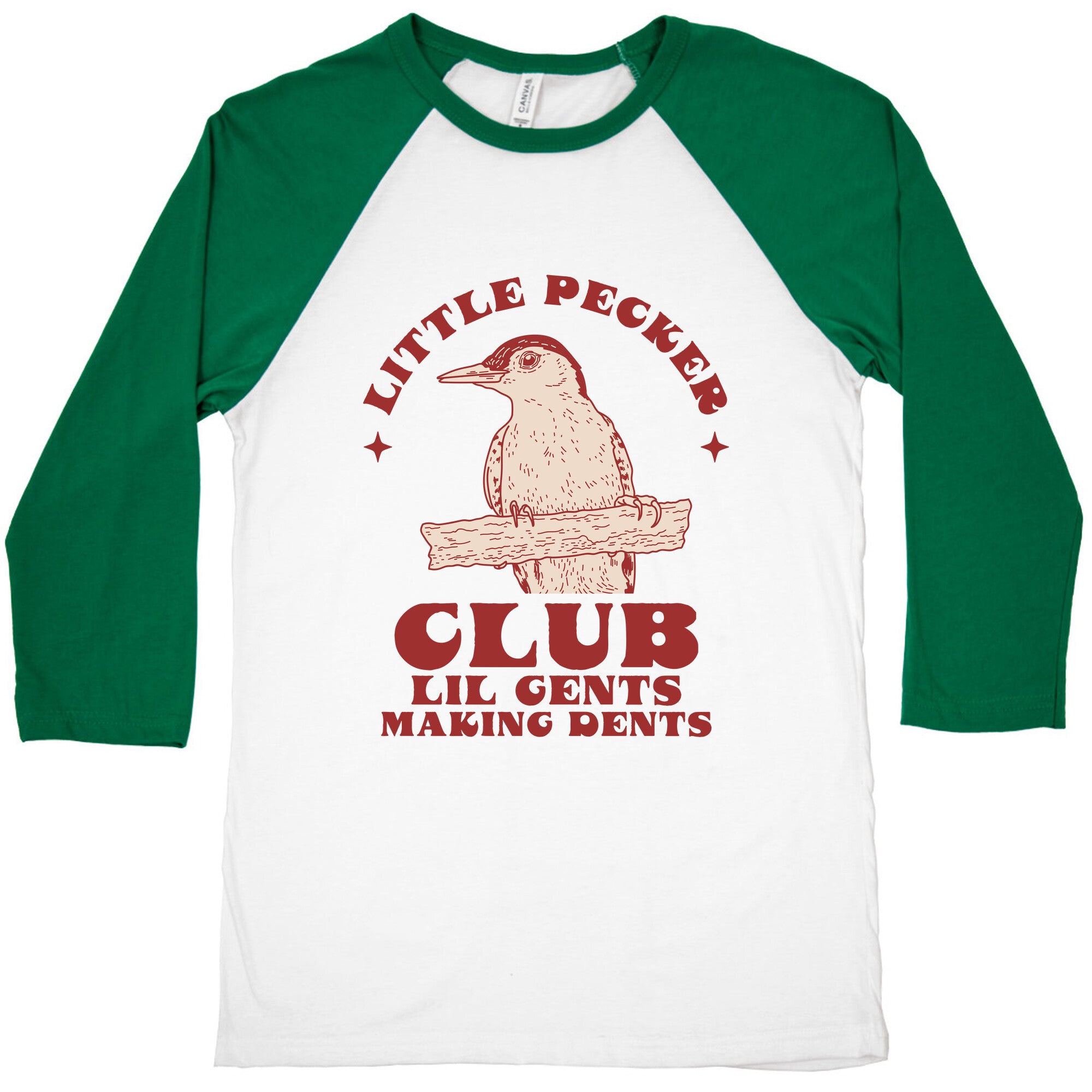 Little Pecker Club Baseball Tee