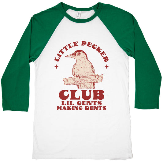 Little Pecker Club Baseball Tee