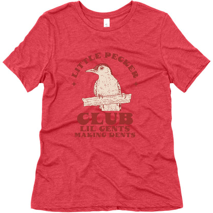 Little Pecker Club Womens Triblend Tee