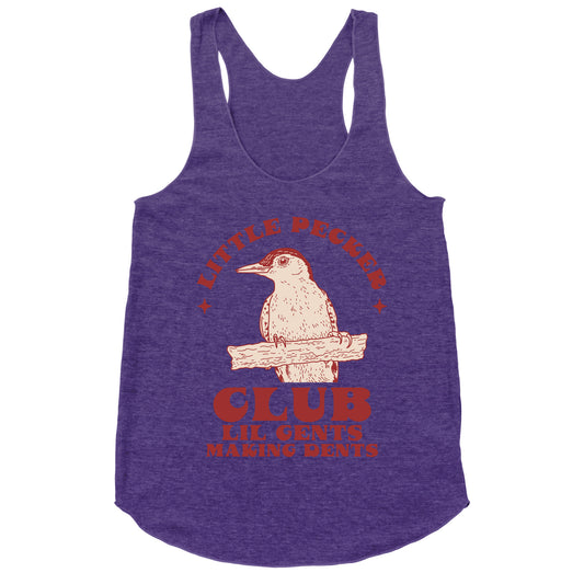 Little Pecker Club Racerback Tank