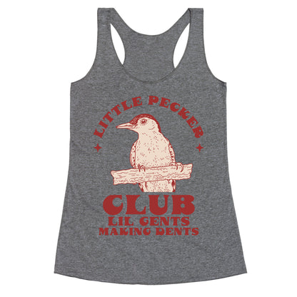 Little Pecker Club Racerback Tank