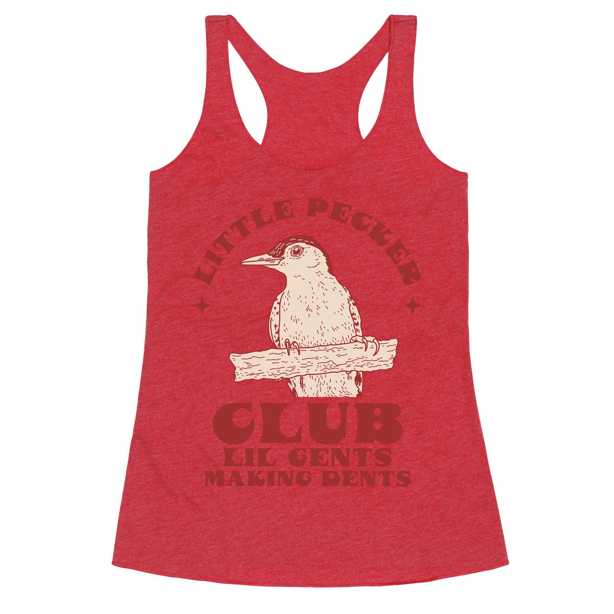 Little Pecker Club Racerback Tank