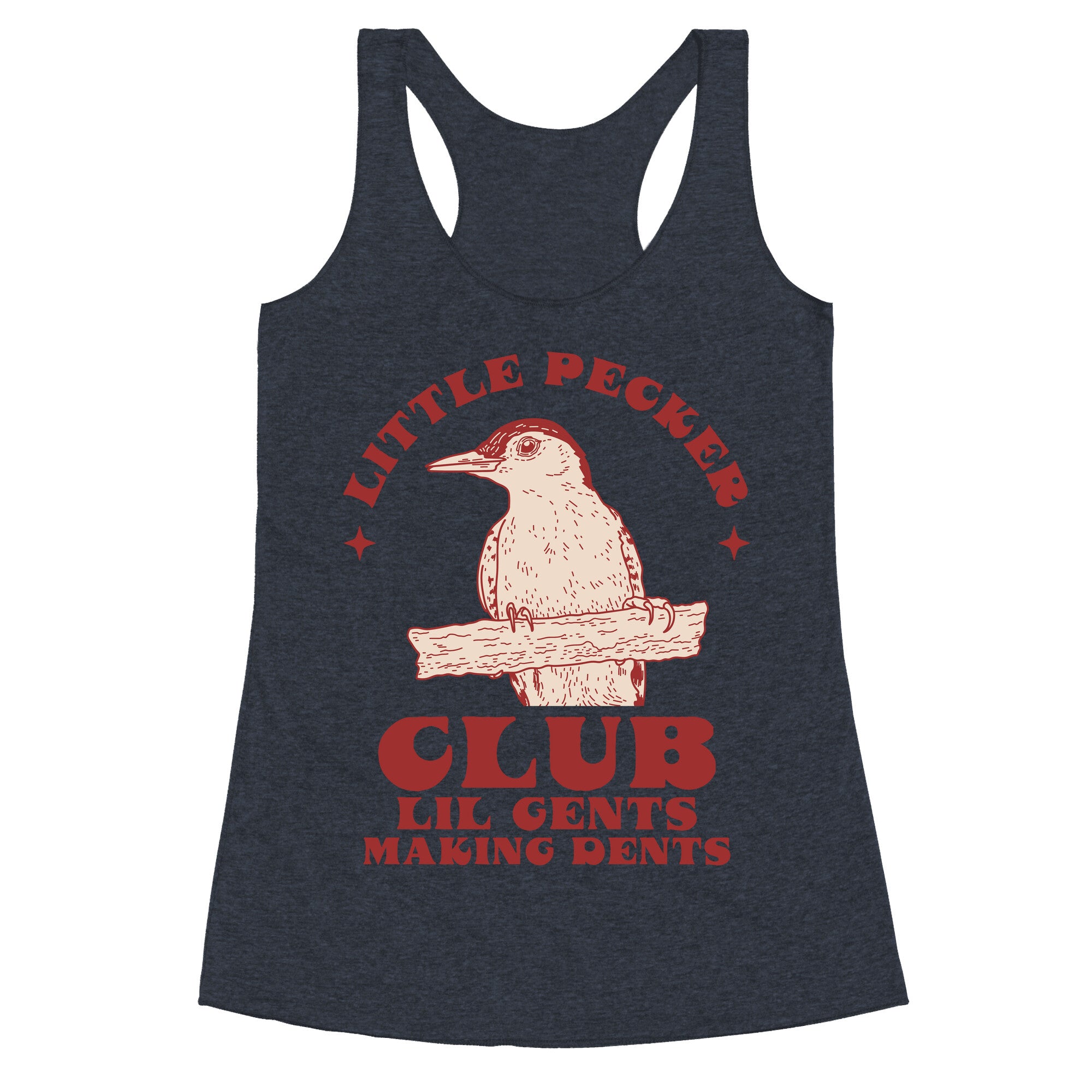 Little Pecker Club Racerback Tank