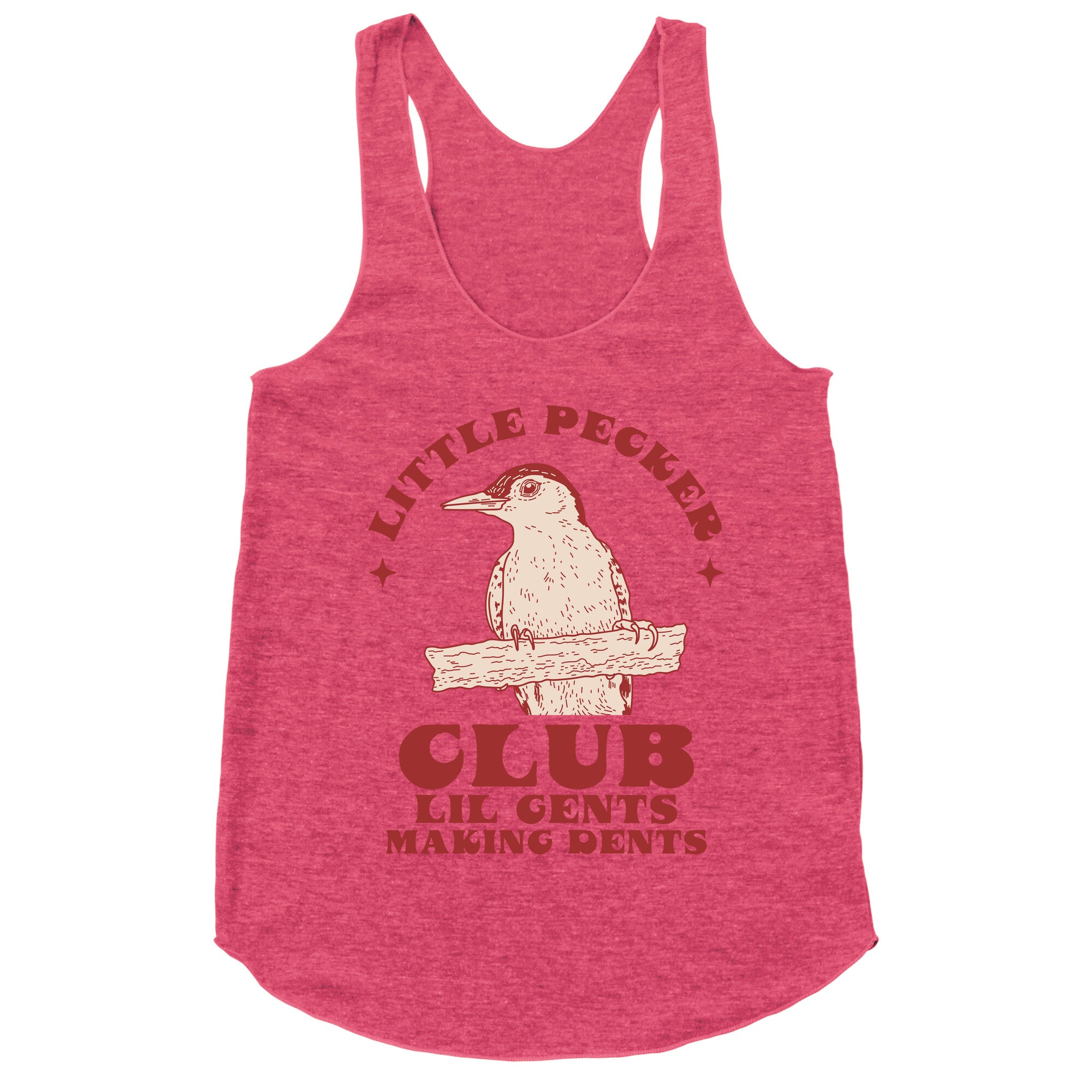 Little Pecker Club Racerback Tank