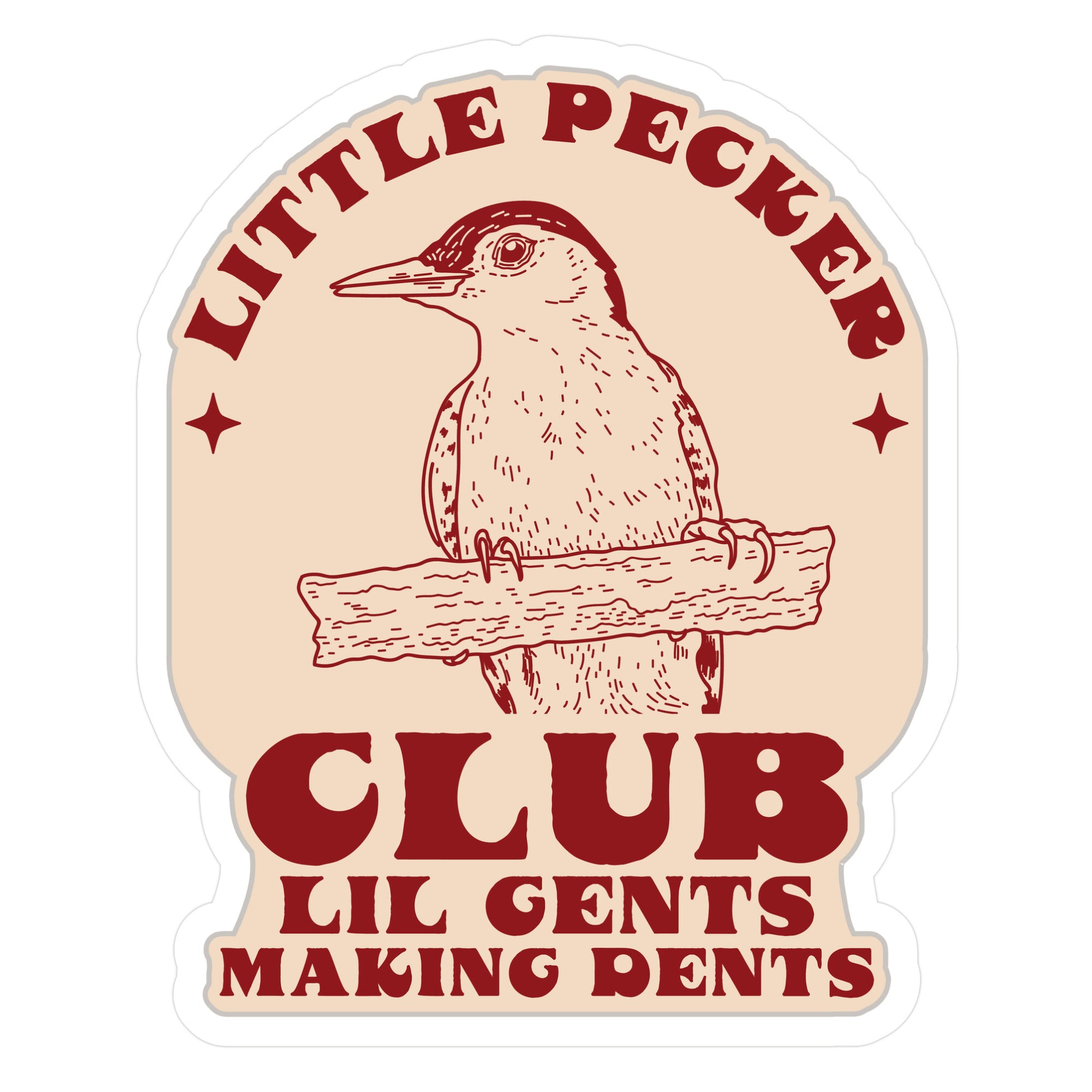 Little Pecker Club Sticker