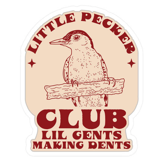 Little Pecker Club Sticker