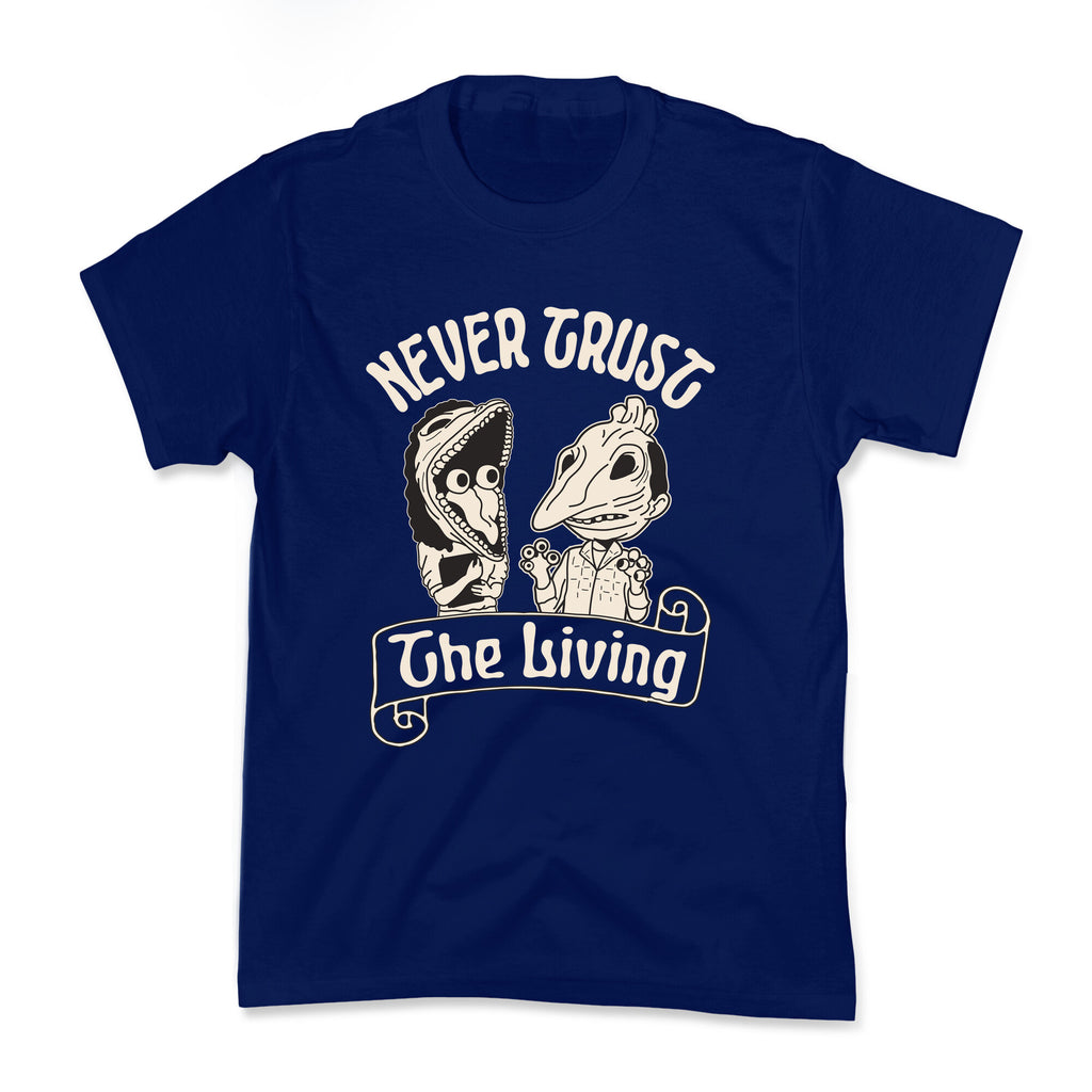 Beetlejuice Never Trust The Living Kids Tee