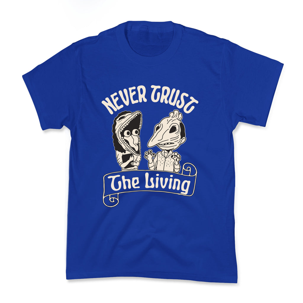 Beetlejuice Never Trust The Living Kids Tee