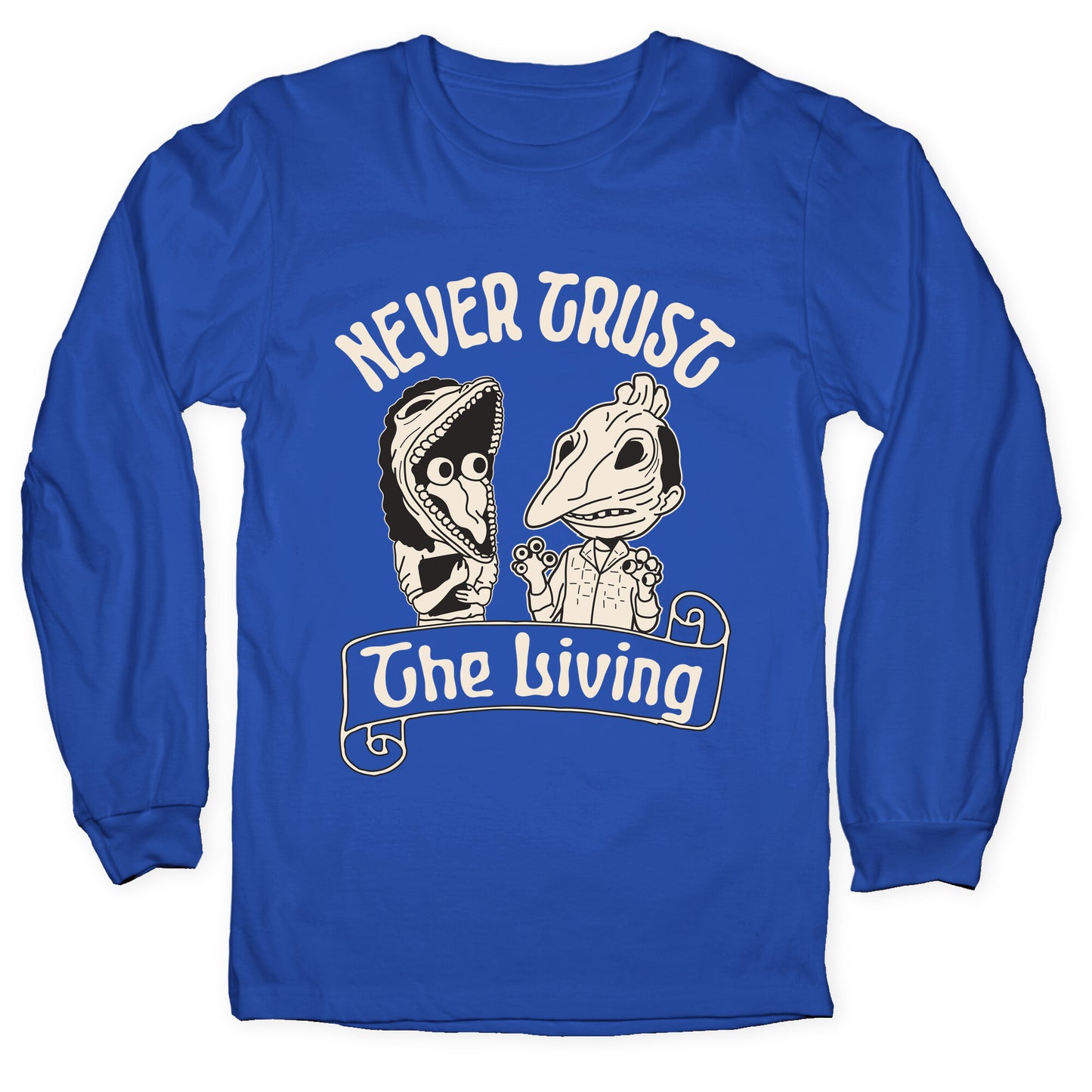 Beetlejuice Never Trust The Living Longsleeve Tee