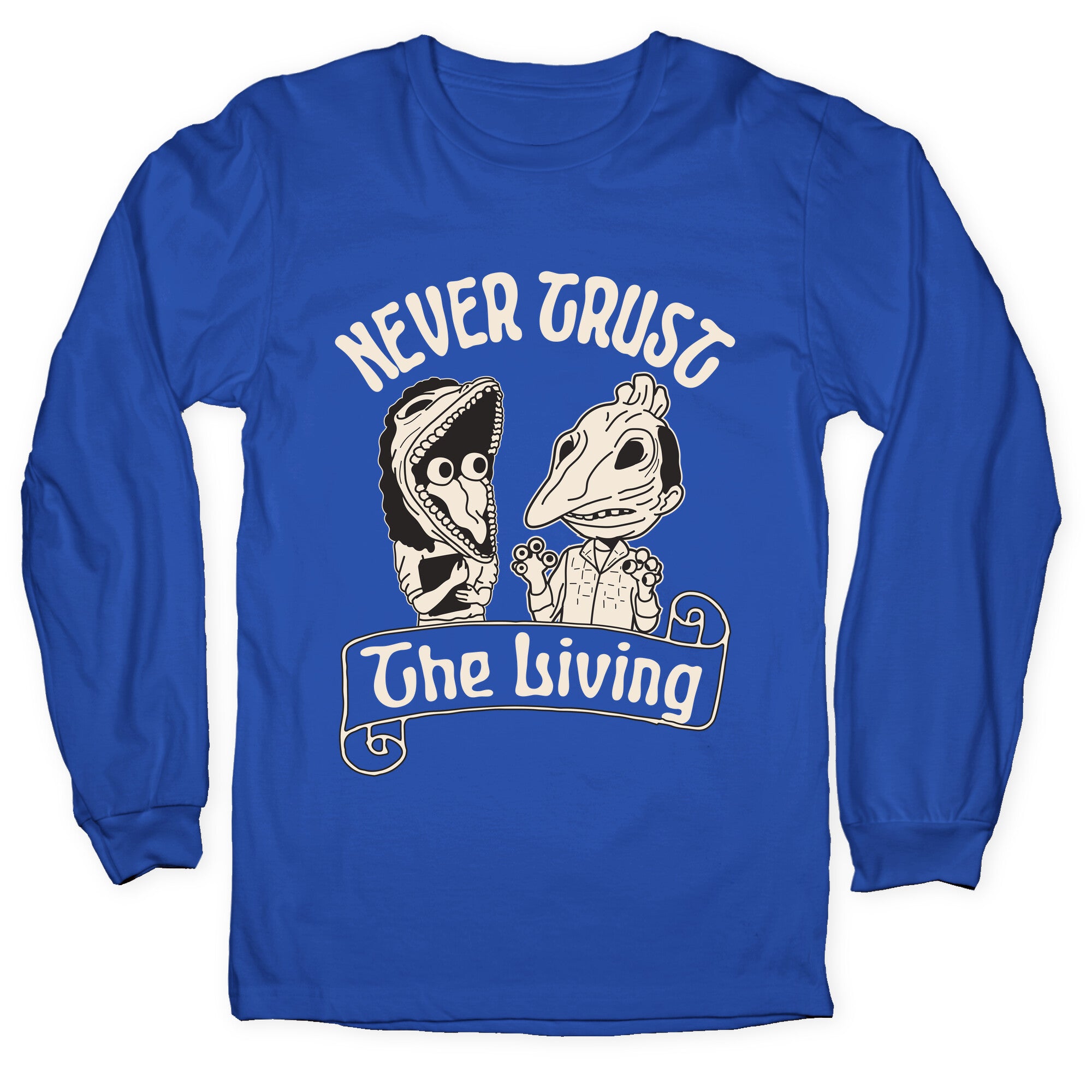Beetlejuice Never Trust The Living Longsleeve Tee