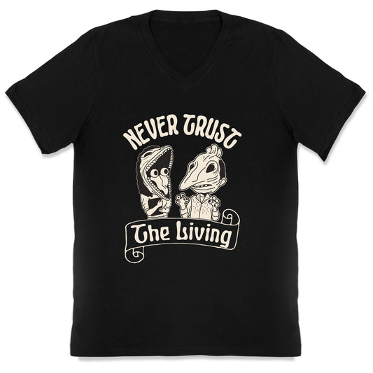 Beetlejuice Never Trust The Living V-Neck