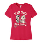 Beetlejuice Never Trust The Living Womens Cotton Tee