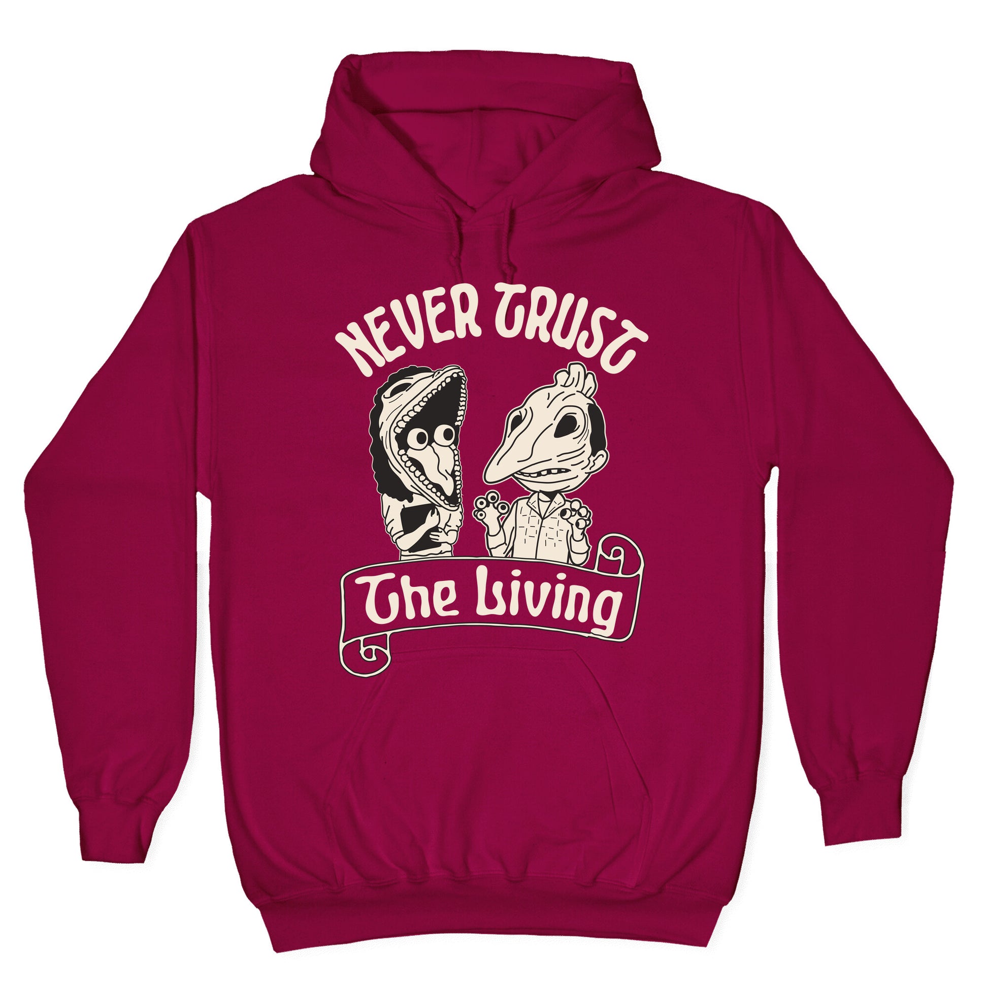Beetlejuice Never Trust The Living Hoodie