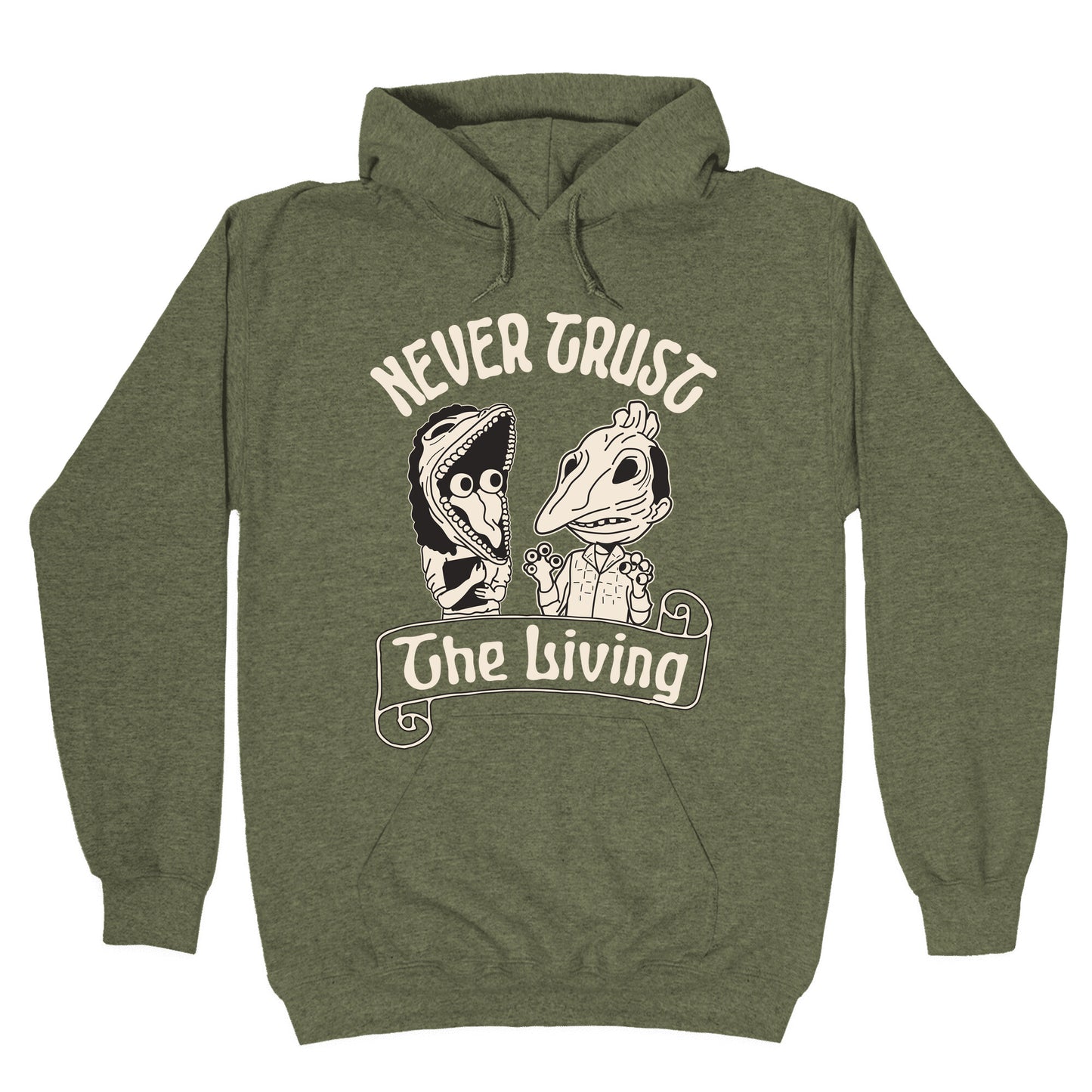 Beetlejuice Never Trust The Living Hoodie