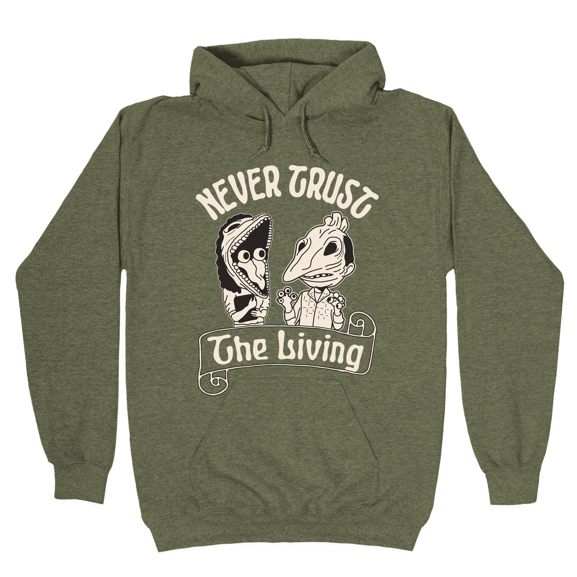 Beetlejuice Never Trust The Living Hoodie