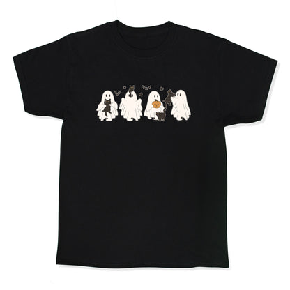 Cute Ghost Cats Kids Tee