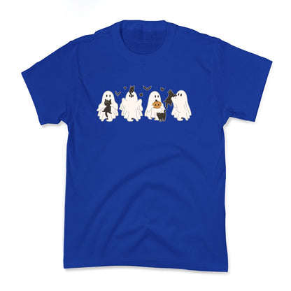 Cute Ghost Cats Kids Tee