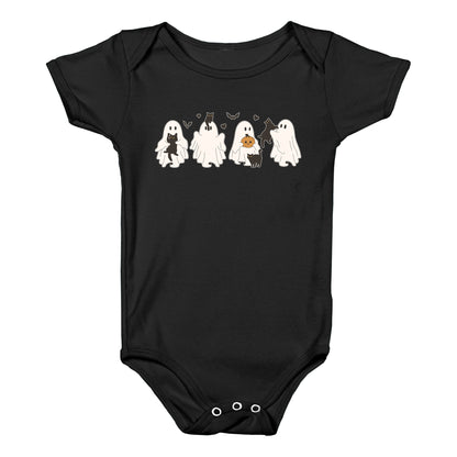 Cute Ghost Cats Baby One-Piece