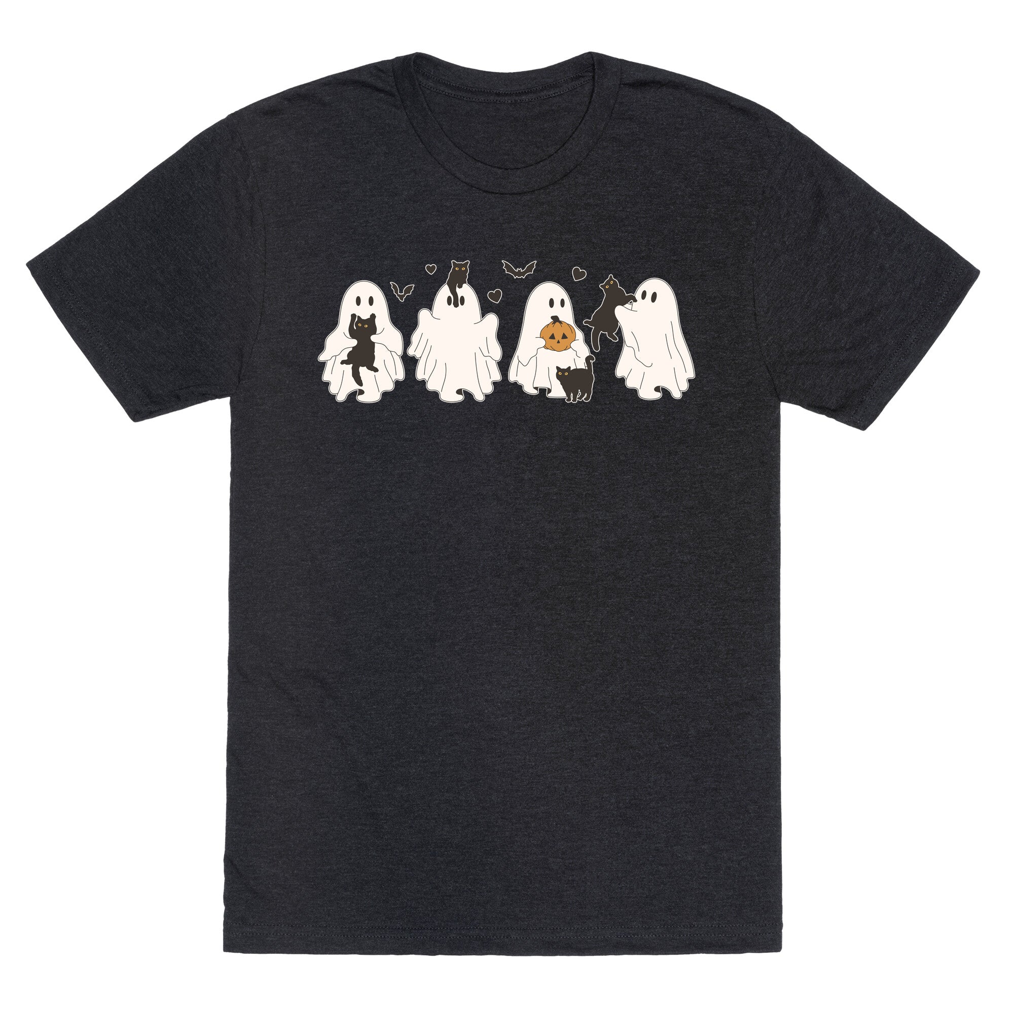 Cute Ghost Cats Unisex Triblend Tee