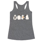 Cute Ghost Cats Racerback Tank