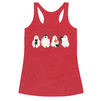 Cute Ghost Cats Racerback Tank