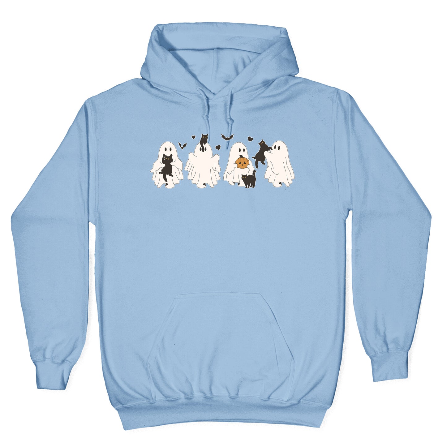 Cute Ghost Cats Hoodie