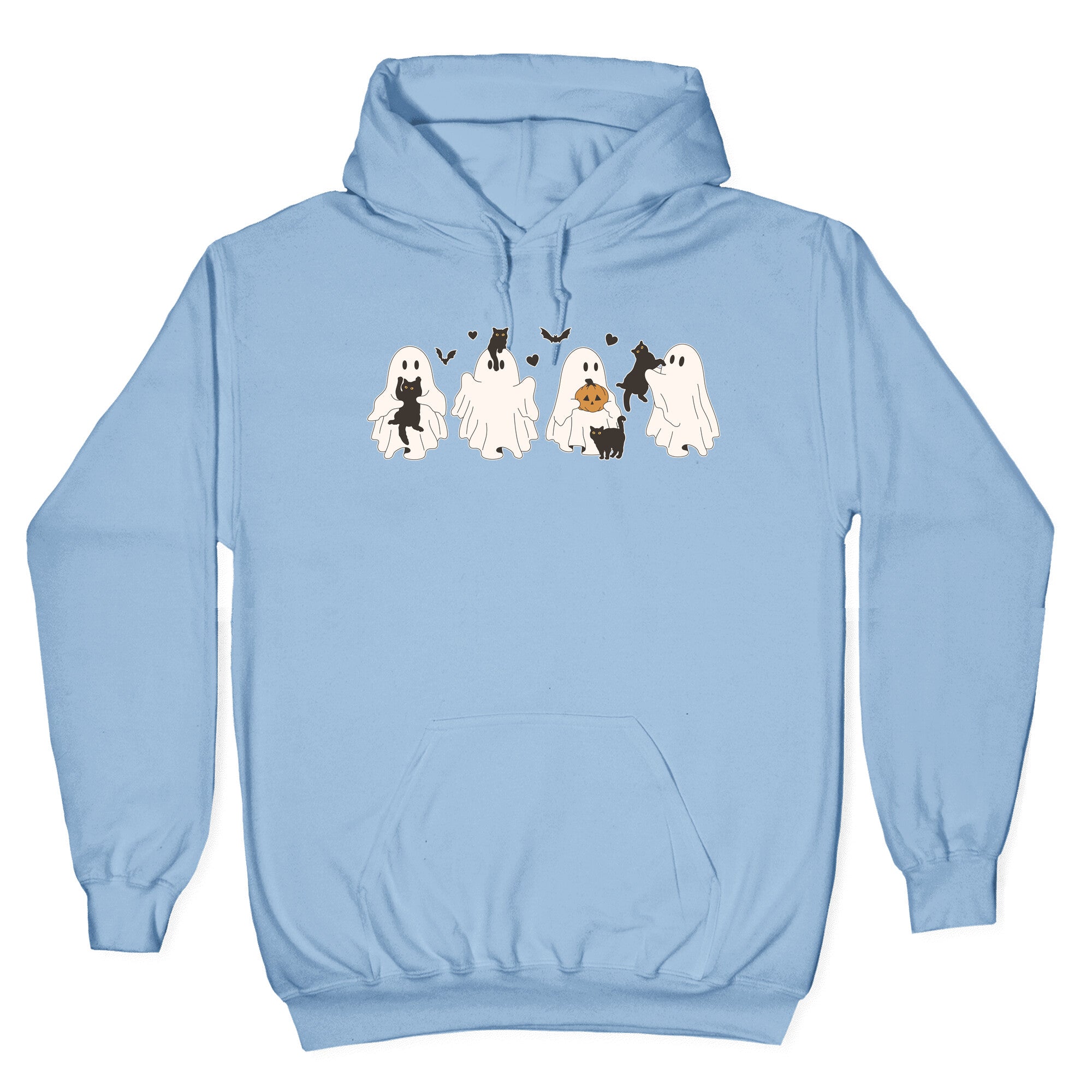 Cute Ghost Cats Hoodie