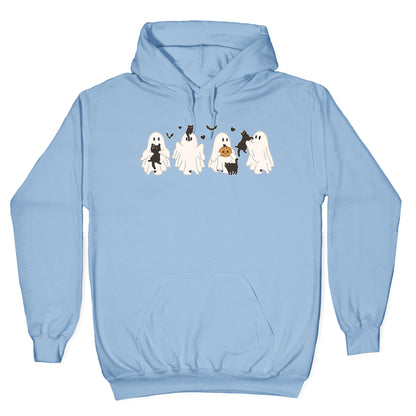 Cute Ghost Cats Hoodie