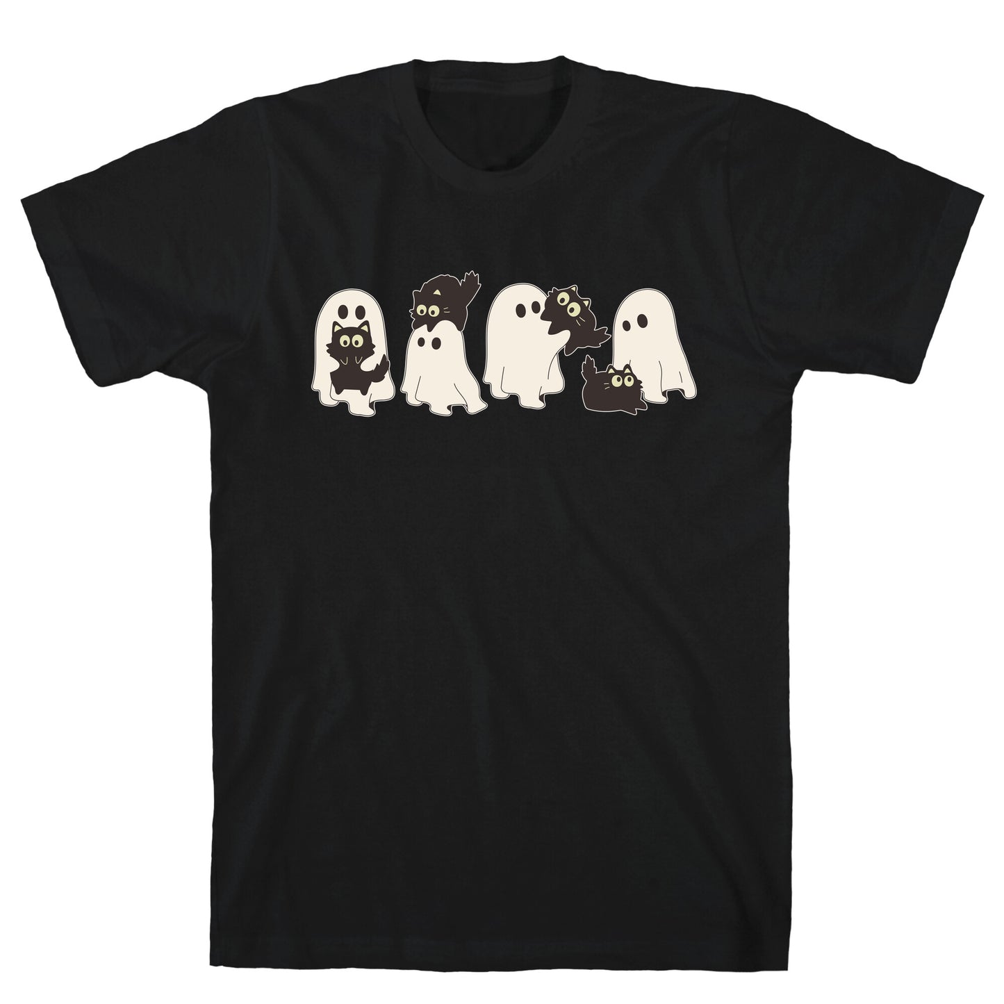 Cute Ghost Cats T-Shirt