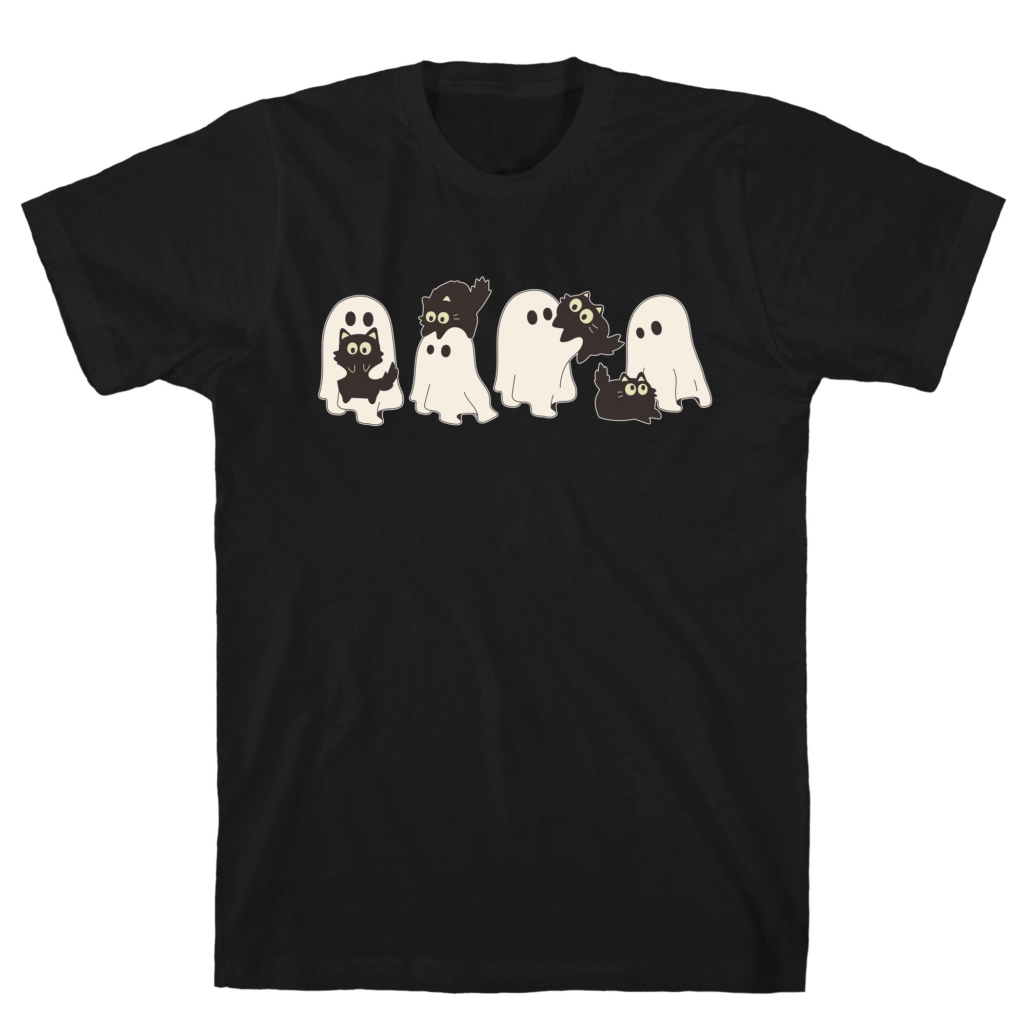 Cute Ghost Cats T-Shirt
