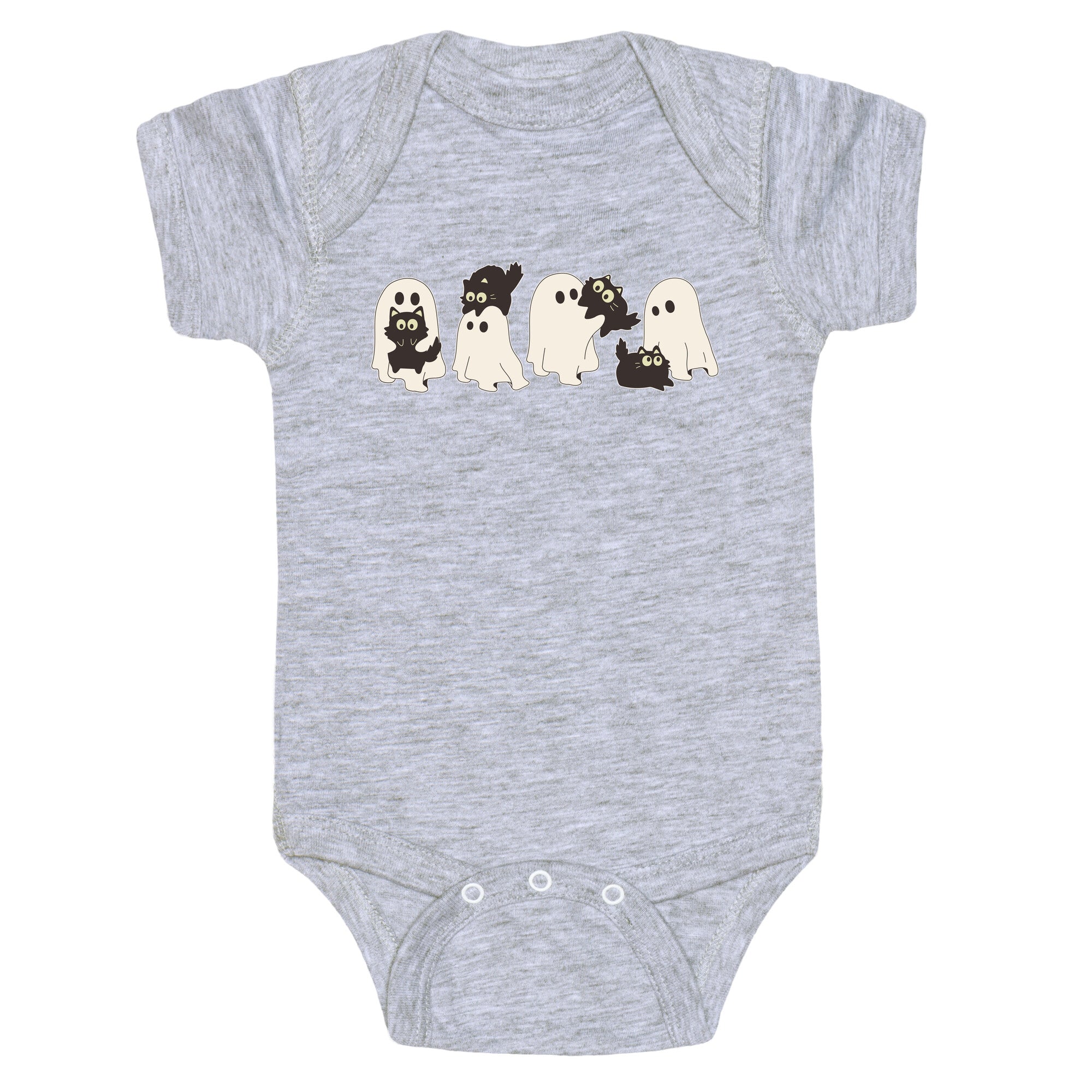 Cute Ghost Cats Baby One-Piece
