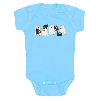 Cute Ghost Cats Baby One-Piece