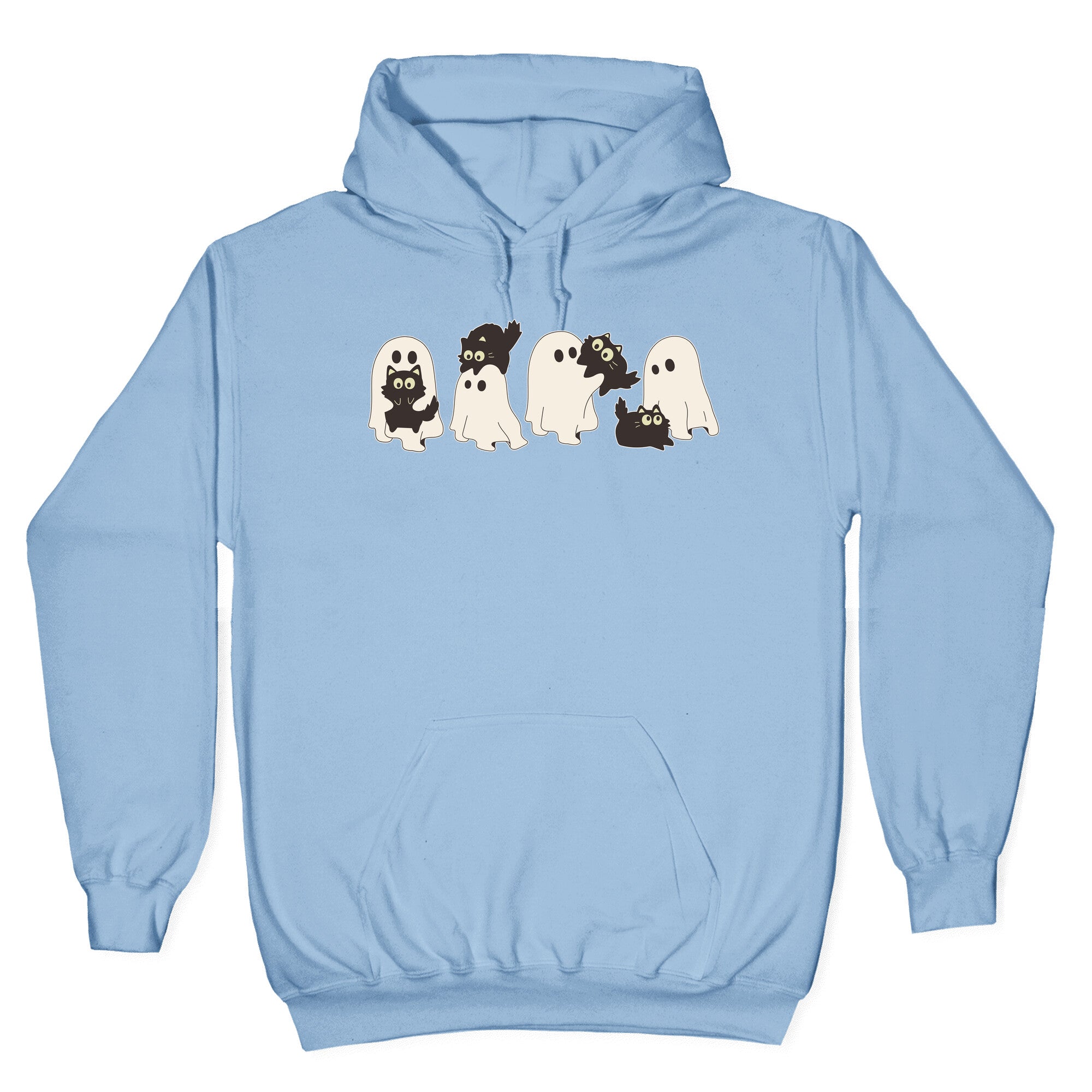 Cute Ghost Cats Hoodie