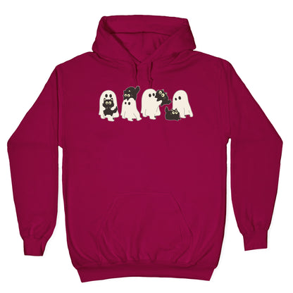 Cute Ghost Cats Hoodie