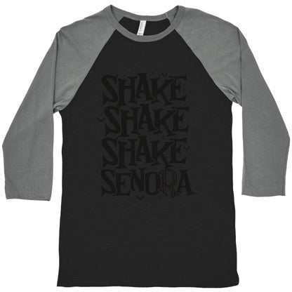 Beetlejuice Shake Senora Baseball Tee