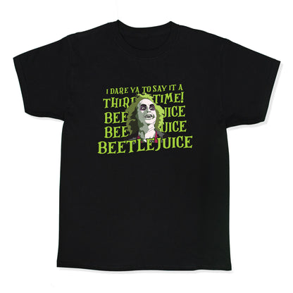 Beetlejuice I Dare Ya Kids Tee