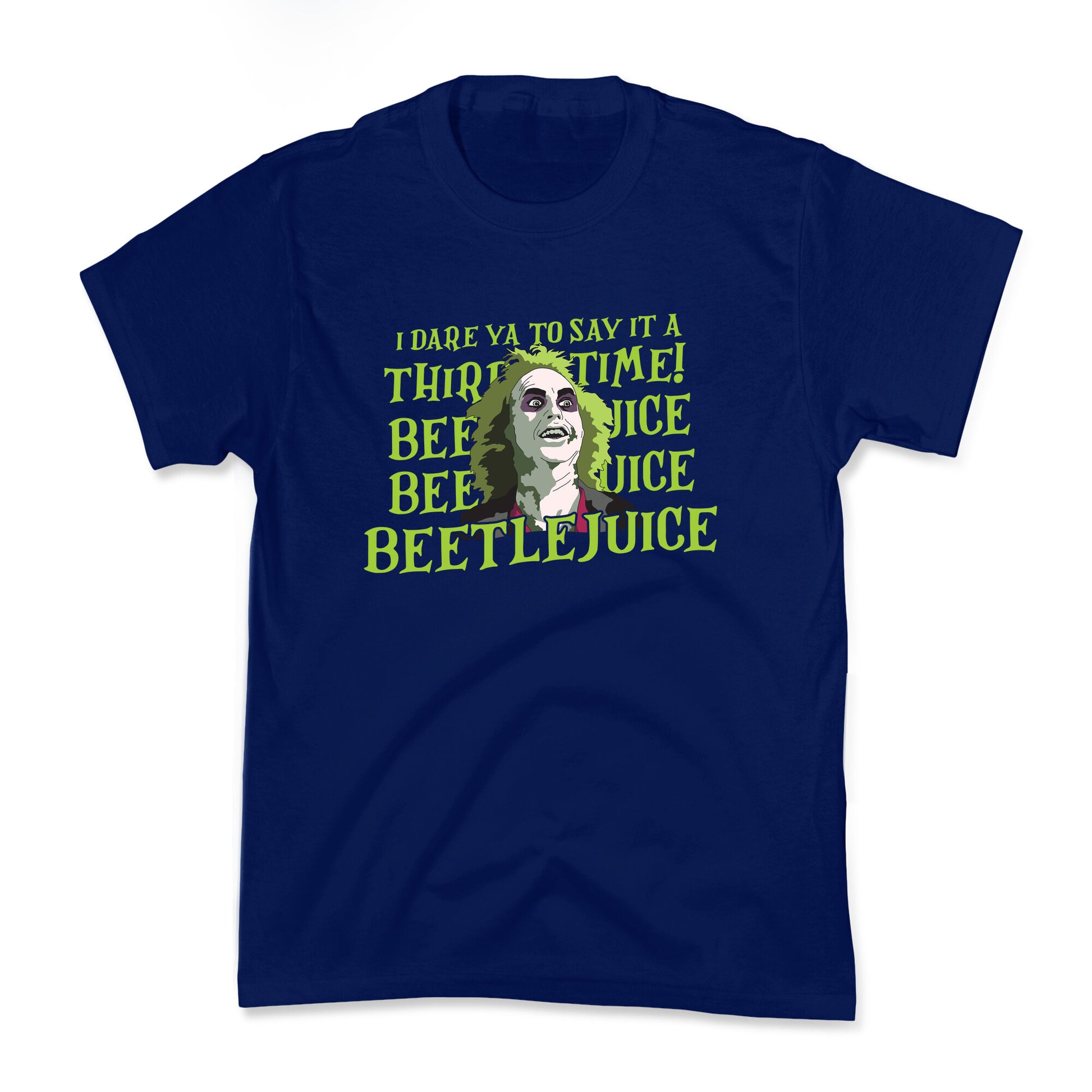 Beetlejuice I Dare Ya Kids Tee