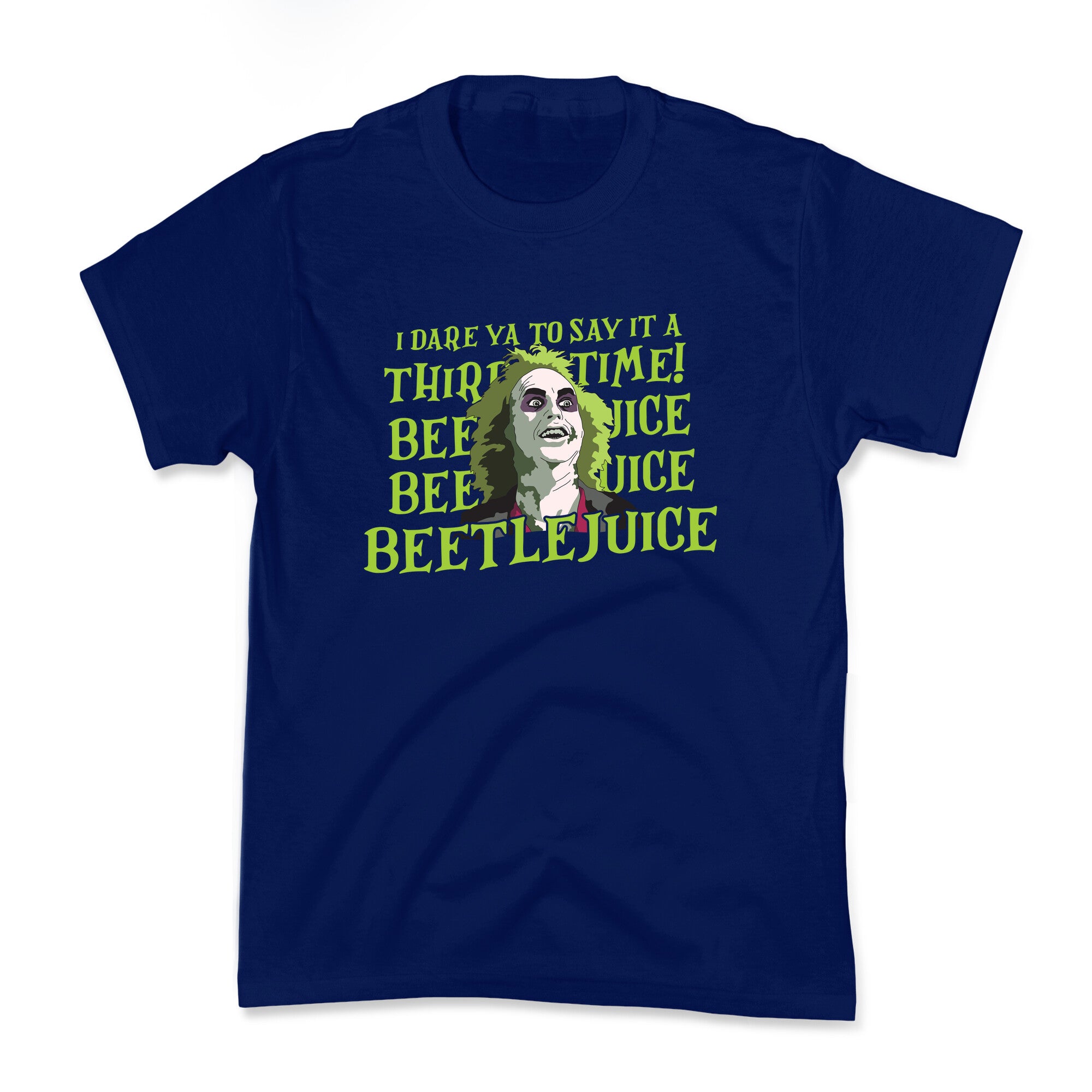 Beetlejuice I Dare Ya Kids Tee