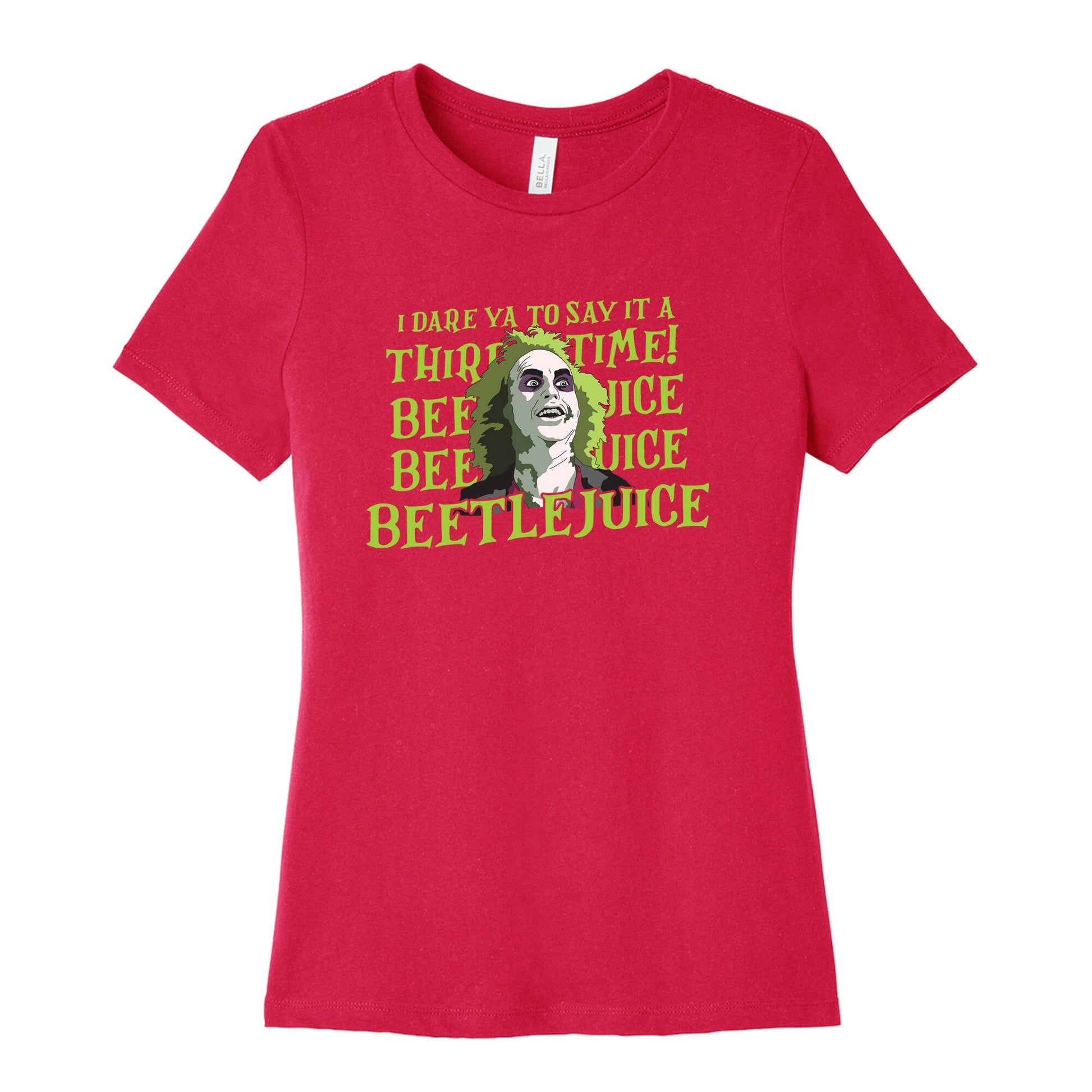 Beetlejuice I Dare Ya Womens Cotton Tee