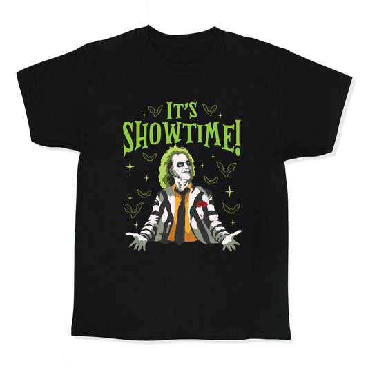 Beetlejuice Its Showtime Kids Tee